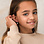 KAYA sieraden Silver children’s earrings ‘Daisies’ with Heart