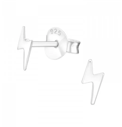 KAYA sieraden Silver children’s earrings ‘Lightning’