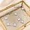 KAYA sieraden White Bracelet and Necklace Set 'Clover'| Stainless Steel