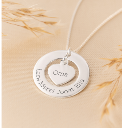 KAYA sieraden Familie Ketting I Oma & Kleinkinderen