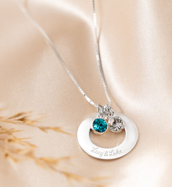 KAYA sieraden Necklace 'Circle of Life' with Birthstone