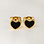 KAYA sieraden Earrings Hearts | Stainless Steel - Black