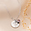 KAYA sieraden Birthstone with Birth Flower Necklace I October