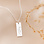 KAYA sieraden Necklace with Birth Flower 'Bar'