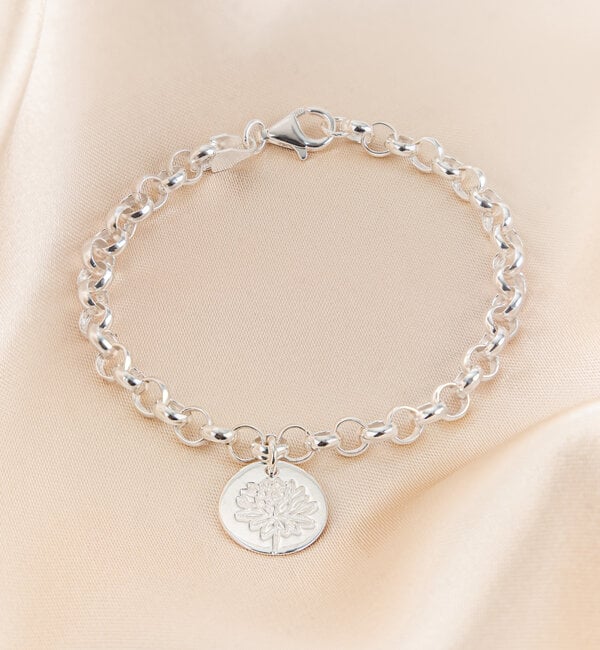 KAYA sieraden Bracelet with Birth Flower Charm