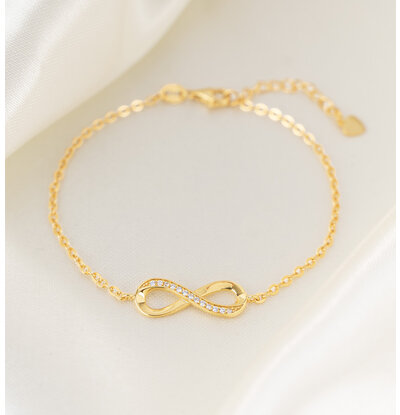 KAYA sieraden Armband Infinity Crystal
