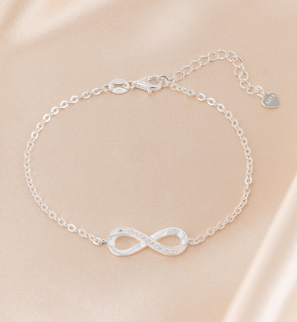 KAYA sieraden Infinity Crystal Bracelet