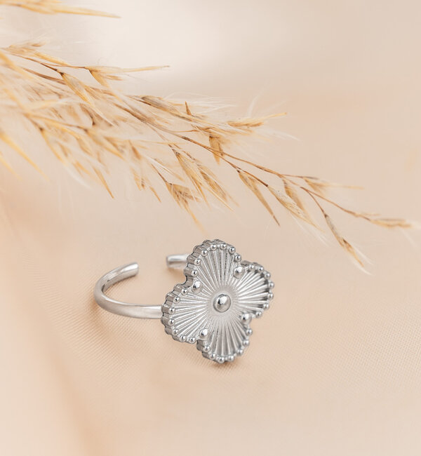 KAYA sieraden Clover Ring Lucky | Stainless Steel