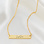 KAYA sieraden Necklace 'Classic Bar' with your own signature or drawing
