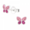 KAYA sieraden Children's earrings 'Butterfly' with Crystals
