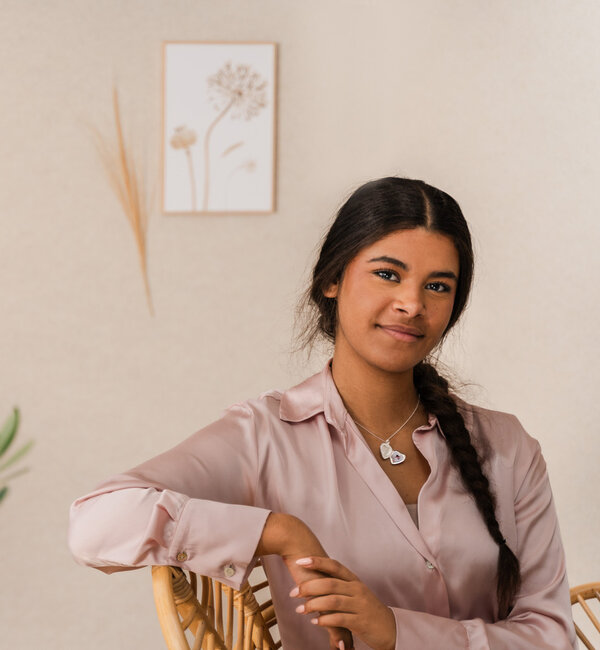 Gegraveerde sieraden Valentine’s necklace with photo ‘Vintage Heart’ locket