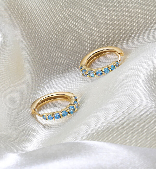 KAYA sieraden Earrings Bride with zirconia stones