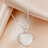 Gegraveerde sieraden Ketting met Foto 'Vintage Heart' Medaillon