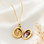 Gegraveerde sieraden Necklace with Photo 'Vintage' Oval Medallion