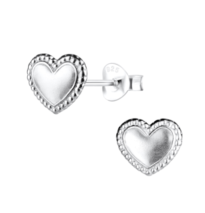 KAYA sieraden Kinderoorbellen ' Beaded Heart'