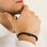 KAYA sieraden Black Leather Men's Bracelet with Zodiac Sign