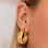 KAYA sieraden Statement hoop earrings ‘Miss Independent’ | Stainless Steel