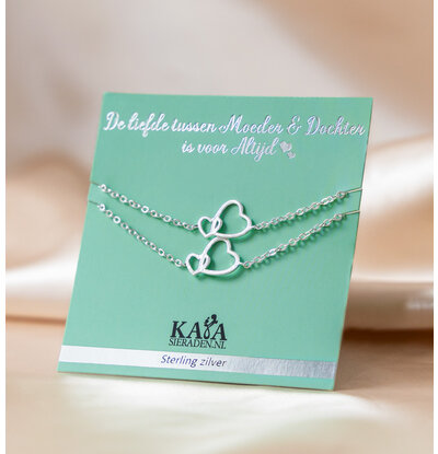 KAYA sieraden Gift box Mother and Daughter Connected