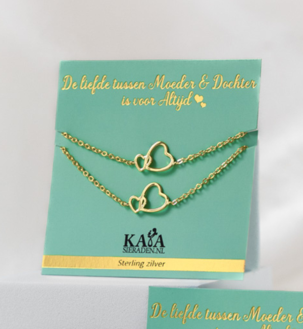 KAYA sieraden Cadeaudoosje  moeder en dochter Connected