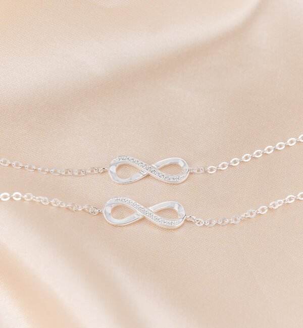 KAYA sieraden Gift box 'Sisters' Infinity bracelet