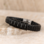 KAYA sieraden Men's bracelet Leather 'Rocky My World' Black | Compose Yourself