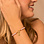 KAYA sieraden Pink Bracelet Glass Beads with Round Lock 'Nova Perola' - Create your own | Stainless Steel