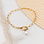 KAYA sieraden Link Bracelet with Round Lock 'Nova Perola' - Create your own | Stainless Steel