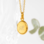 KAYA sieraden Necklace with Letter 'Medallion'