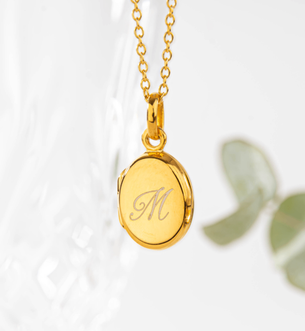 KAYA sieraden Necklace with Letter 'Medallion'