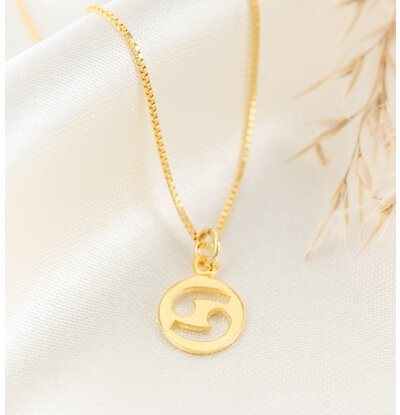 KAYA sieraden Ketting 'Sterrenbeeld' - Kreeft