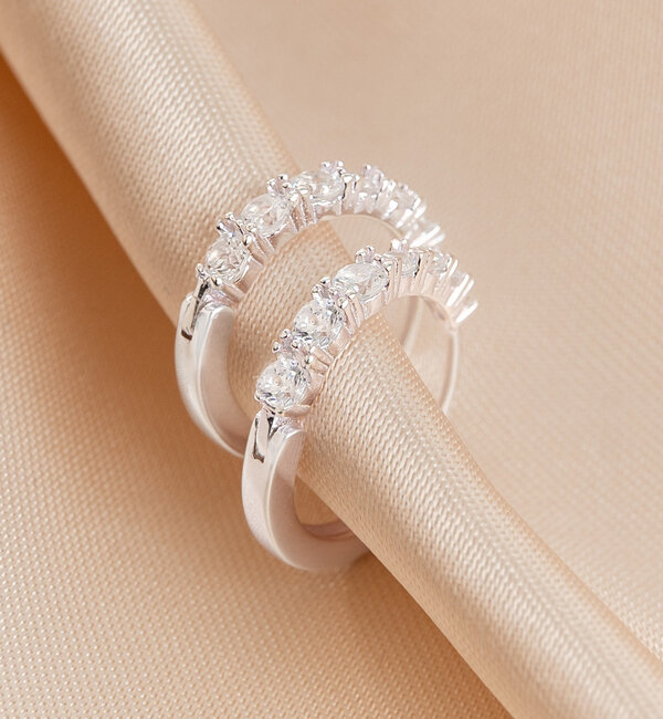 KAYA sieraden Hoops ‘Birthstone’ – April