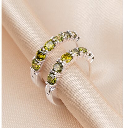 KAYA sieraden Creolen Birthstone - Augustus