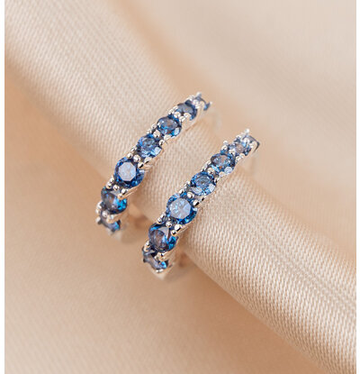 KAYA sieraden Creolen Birthstone - December