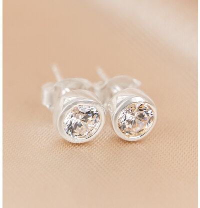 KAYA sieraden Earrings 'Birthstone' April