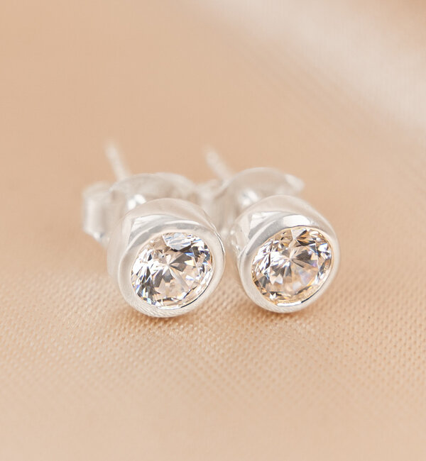 KAYA sieraden Earrings 'Birthstone' April