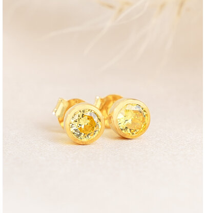 KAYA sieraden Earrings 'Birthstone' November