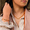 KAYA sieraden Oranje Glasparelarmband en -Ketting Set met Ovaal Slot  'Festival Pearl' | Stainless Steel