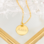 KAYA sieraden Bridal necklace with name engraving ‘Choose your charm’