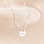 KAYA sieraden Bridal necklace with name engraving ‘Choose your charm’
