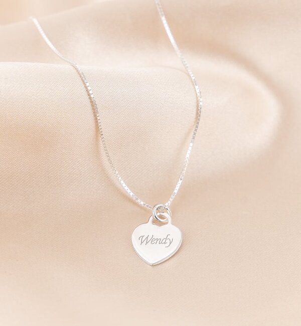 KAYA sieraden Bridal necklace with name engraving ‘Choose your charm’