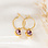 KAYA sieraden Bridal Hoop Earrings 'Birthstone' | Choose the Color