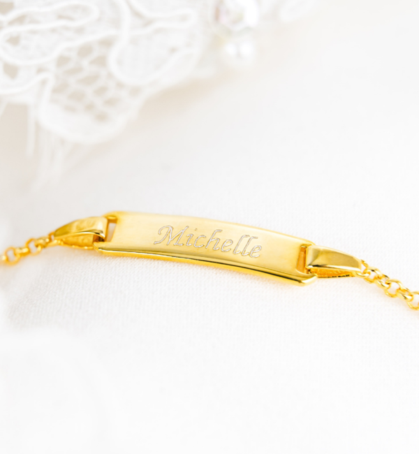 KAYA sieraden Personalized Bridal Bracelet ‘Classic Bar’