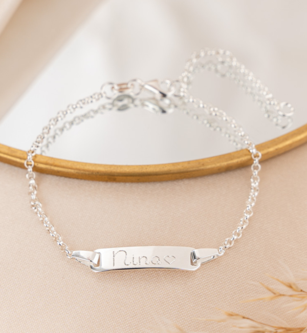 KAYA sieraden Personalized Bridal Bracelet ‘Classic Bar’