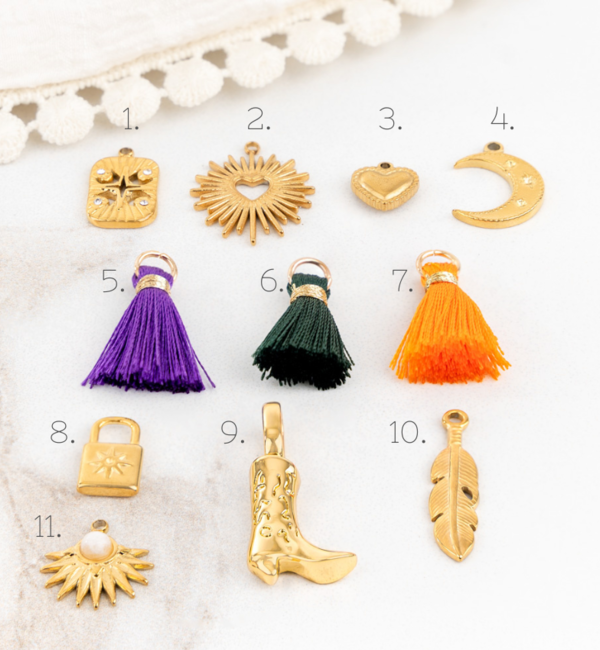 KAYA sieraden Earrings 'Festival Pearl' - Create your own | Stainless Steel