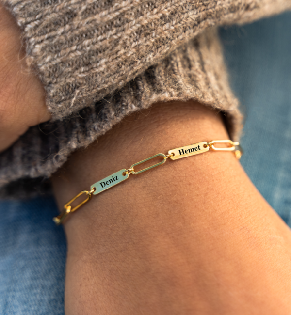 KAYA sieraden Ramadan Armband met Naam 'Closed Forever' | Kies je Bedels