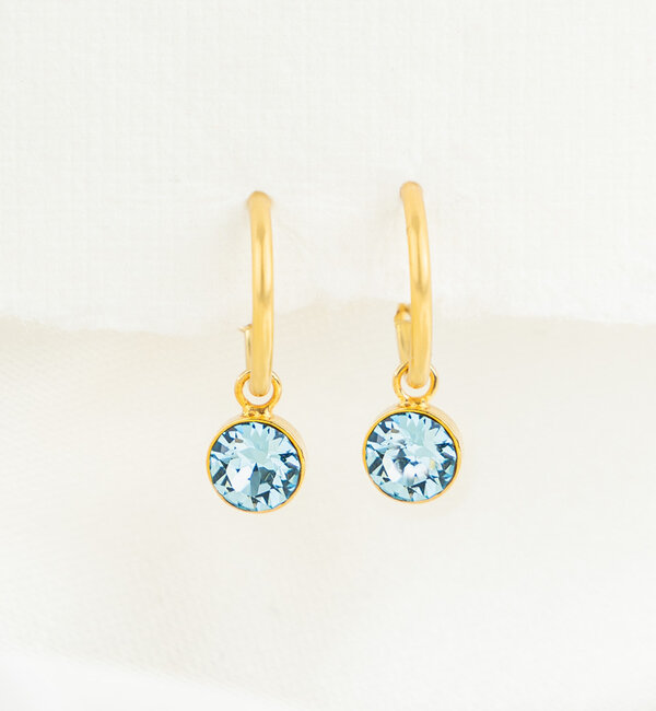 KAYA sieraden Birthstone Earrings 'March'