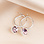 KAYA sieraden Birthstone Hoop Earrings 'June'