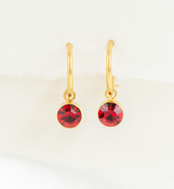 KAYA sieraden Birthstone Earrings 'July'