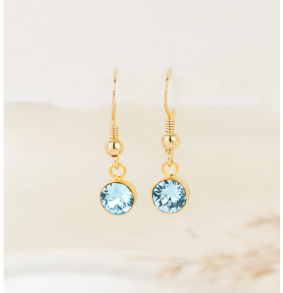 KAYA sieraden Earrings Birthstone 'March'