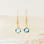 KAYA sieraden Earrings Birthstone 'March'